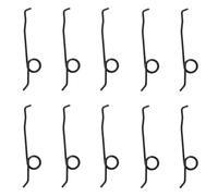 PAMINGONO 10Pcs Stainless Steel Torsion Springs for Cassette Recorder Button Replacement Metal Trigger Key Springs for Vintage Tape Player Repair and Maintenance