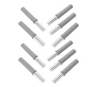 PAMINGONO 10pcs Stainless Steel Trash Can Damper Kit, Soft Close Garbage Bin Closer with Quiet Shock Absorber, Lid Damper Piston Replacement for Household Waste Bins and Cabinet Doors