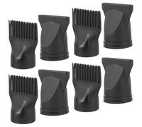 PAMINGONO 10pcs Universal Hair Dryer Nozzle Attachment Set Made of Sturdy Nylon with Professional Design, Smooth Lines, and High Heat Resistance for Home and Travel Use to Maximise Volume