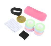 PAMINGONO 11pcs Professional Eyelash Extension Supplies Lash Tape Makeup Tape Lash Glue Jade Pad for Eye Beauty