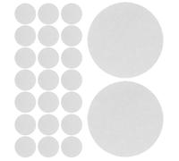 PAMINGONO 120Pcs White Cotton Diffuser Pads 22.5X3Mm Essential Oil Insert Refills for Car Vent Clip Perfume Pendant Aroma Hanging Pads Replacement for Auto Fragrance Diffuser