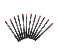 PAMINGONO 12Pcs Matte Lip Liner Pencils Richly Pigmented Lip Shaping Tool for Women Portable Multi Use Birthday and Holidays