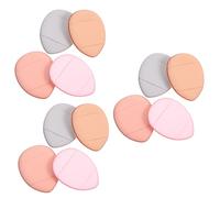 PAMINGONO 12pcs Mini Makeup Powder Puff Facial Foundation Blending Sponge Soft Applicator for Loose and Pressed Powder, Suitable for Daily Cosmetic Application
