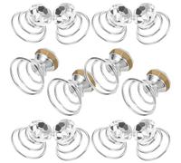 PAMINGONO 12pcs Rhinestone Hair Clips for Styling in Silver Alloy, Comfortable and Sturdy Hair Clip Buckles Chic and Gorgeous Brightness, for Girls and Bridesmaids at Parties and Walking