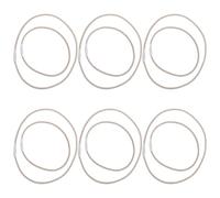 PAMINGONO 12pcs Rubber Microphone Shock Mount Rings for Vibration Isolation and Easy Replacement Compatible with Microphone Holder Clamp Suitable for Podcasts and Professional Environments
