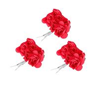PAMINGONO 144pcs Adorable Mini Fake Flowers for Craft Making Supplies Lovely Flower Decorations for Home Table Wedding Party and Bedroom Decor Creative and Beautiful Design
