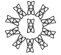 PAMINGONO 15Pcs Bike Phone Holder Mount with 360° Rotation Screw Clamp, Bicycle Silicone Bands Anti-Lost Mesh Straps for Motorcycle Handlebar Cell Phone Security