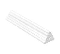 PAMINGONO 15pcs Transparent Acrylic Round Rods Smooth Finish Sturdy Heat Resistant Sticks for Cake Pops Lollipops Candy DIY Crafts Wedding Party Dessert Toppers