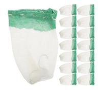 PAMINGONO 15Pcs U-Shaped Gas Lantern Mantles String Tie Green Top Camping Lantern Covers for Outdoor Kerosene and Propane Lights Lightweight for Hiking and Camping