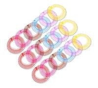 PAMINGONO 18pcs Circular Hair Comb for Women and Lightweight Flexible Pp Plastic Hair Bun Holder with Firm Grip Polished Appearance Suitable and Wigs the Go and Special Random Color