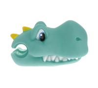 PAMINGONO 1pc Boys and Girls Bike Handlebar Decor Dinosaur Silicone Scooter Accessory Green Dino for Balance Bike