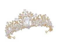 PAMINGONO 1pc Crystal Bridal Headdress Crown Rhinestone for Wedding Engagement Elegant Headband for Brides Bridesmaids Parties Jewelry Accessory for Memorable Moments