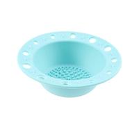 PAMINGONO 1pc Silicone Makeup Brush Cleaning Pad Ergonomic Design Multi-function Scrubber for Deep Cleansing Drying Mint Green Silicone Holder for Cosmetic Tools
