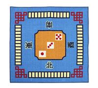 PAMINGONO 1pc Thick Noise-reducing Mahjong Table Cover Mat Multi-use Card and Poker Table Top Mat with Classical Chinese Design for Dominoes Role-playing and Dice Games