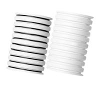 PAMINGONO 2 Boxes Self-adhesive Eyelash Strips with Resin Rubber Material, Waterproof and Sweatproof, 20 Strips for Versatile Use and Secure Day Hold, for False Eyelashes Application