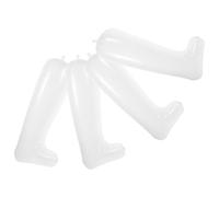 PAMINGONO 2 Pairs Inflatable Boot Shapers Thick Pvc Material 32cm L-shaped Boot Holder Sturdy Not Easy to Break or Deform