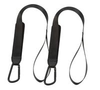 PAMINGONO 2 Pcs Baby Stroller Safety Straps with Adjustable Heavy Duty Polyester and Leather Harness for Reliable Security and Comfortable Use with Pushchair