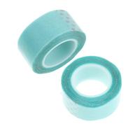 PAMINGONO 2 Pcs Double Sided Tape for Hair Extensions Gentle Adhesive for Wigs Toupees Waterproof Invisible Pink Hairpiece Adhesives Lash Tape Roll on Tape
