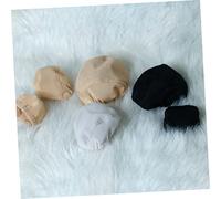 PAMINGONO 2 Pcs Scale Mini Doll Hats for DIY Wig Crafts Handmade Tiny Loli Doll Accessories Chic Fresh Color Miniature Caps