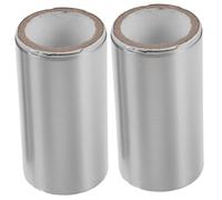 PAMINGONO 2 Rolls of Nail Remover Foil Wraps for Gel Polish Removal 3m Length Non-damaging Nail Wraps Cotton Pads for Home and Salon Use