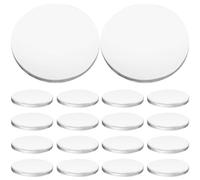 PAMINGONO 20Pcs Acrylic Convex Magnifying Lenses Round Replacement Accessories for Magnifiers Interchangeable Lens for Crafts Jewelry Reading