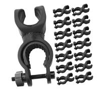 PAMINGONO 20pcs Cane Holder for Seniors Rotatable Walking Stick Clip Compatible with Rollator Walker Wheelchair Electric Scooter Accessories Lightweight