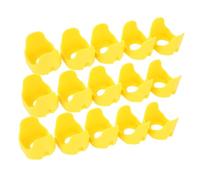 PAMINGONO 20pcs Emergency Stop Button Cover Removable Transparent Push Switch Protector with Bright Warning Edges Impact and Scratch Resistant Safety Shield for Desktop Car Industrial Use