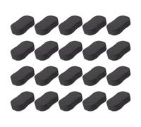 PAMINGONO 20pcs Hairdressing Neck Duster Sponge Pads for Barbers High-density Hair Removal Brush with Microfiber Mesh Absorbent Sponges for Facial and Body Cleaning After Haircut