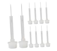 PAMINGONO 20pcs Nail Polish Brush Replacement for Precise Nail Art Distribution Liquid Brushes for Manicure Gel Polish