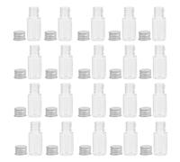 PAMINGONO 20pcs Small Liquid Dispensing Bottle Plastic Vials Screw Caps for Sample Bottles for Cosmetics and Travel Toiletry Dispenser