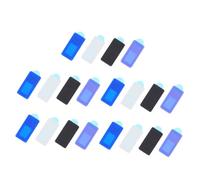 PAMINGONO 20Pcs Webcam Privacy Cover Slider Ultra-thin Laptop Camera Protection Use Adhesive Phone Accessory with Smooth Slide Practical Privacy Stickers in Black White Pink Blue