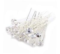 PAMINGONO 20pcs Women's Girls Wedding Bridal Rhinestone U-shaped Hairpins Hair Clips Sequin Pins for Hair Jewels