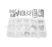 PAMINGONO 210pcs Metal Braid Cuffs for Women Diy Hair Accessories Adjustable Hair Jewelry for Braids Gothic Style Extensions Beads for Dreadlocks