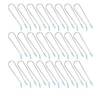 PAMINGONO 24pcs 1.9cm Hot Roller Curler Clips Replacement Kit for Electric Hair Rollers, U-Shaped Hair Curling Clips for Fast Heating and Hairdressing Styling Tools