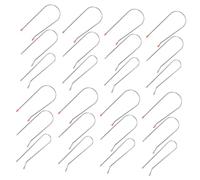PAMINGONO 24pcs Electric Hair Curling Hot Roller Clips Securing Pin Replacement for Heated Curlers for Roller for Hair