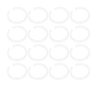 PAMINGONO 24pcs Small Acrylic Bracelet Display Holders for Bracelets and Bangles Portable, Spacesaving Design, Jewelry Organizer Stand for Professional Displays and Jewelry Selling