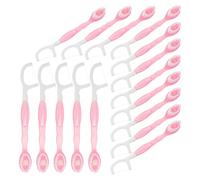 PAMINGONO 25pcs Portable Disposable Mini Toothbrush Set with Soft Bristles, Peach Flavor, Toothpaste, Floss, Toothpick Tongue Scraper - Travel Size Oral Care for On-The-go Use