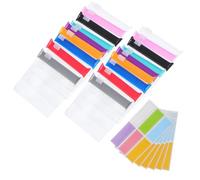 PAMINGONO 27 Pcs Reusable Pill Bags with Slide Lock Zipper PVC Small Items Pouches for Travel and Daily Organization Includes Label Stickers for Easy Identification