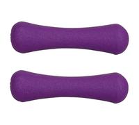 PAMINGONO 2pcs 0.5kg Purple Bone Shaped Dumbbells for Women Arm Training Fitness Supply Handheld Weights for Home Exercise and Female Strength Training
