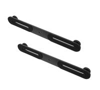 PAMINGONO 2PCS Adjustable Dual Mount Microphone Extension Bar with Anti-slip Pad Shape Flash Bracket for Camera Mic and Light Stand Double Head Support for Photographers