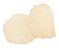 PAMINGONO 2pcs African Drum Replacement Leather Covers Drumheads for Djembe Percussion Instruments with Easy Clean Natural Air-dried Skin