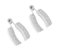 PAMINGONO 2pcs Anti-Cut Hand Guards Finger Protection for Grating Cutting Hand Safety Clip for Kitchen Grey Abs Material