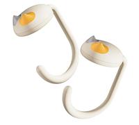 PAMINGONO 2pcs Desk Hanger Bag Hook Purse Table Hook Pp Beige 5kg Load Bearing Easy Installation for Students and Office Workers School Desk