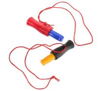 PAMINGONO 2pcs Duck Hunting Whistle Portable Plastic Duck Call with Realistic Sound Simulation for Wildlife Photography and Nature Exploration Outdoor Accessories
