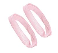 PAMINGONO 2Pcs Elastic Nasal Bandage Strap with Ear Hoop for Post Surgery Nose Care, Flexible Pink Rhinoplasty Nose Tape for Septoplasty at Home