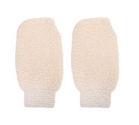 PAMINGONO 2Pcs Exfoliating Gloves for Body Bathing and Massage Reusable Scrubbing Mitts with Strong Decontamination for Arms Legs Chest Back Gentle Dead Skin Removal Bathing Accessories