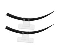 PAMINGONO 2pcs Eyelash Extension Display Model Wispy False Lashes for Eyelash Training Salon Use