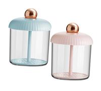 PAMINGONO 2pcs Facial Bubble Foam Maker Cup for Face Wash with Multi-Hole Vent Plate, Quick 5-Second Foam Generator, Facial Cleanser Foaming Tool for Skincare, Rose Gold and