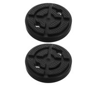 PAMINGONO 2pcs Floor Jack Pad Rubber Jack Pad Adapter for Car Vehicle Maintenance, Black, Easy Installation, Stable Support for DIY Enthusiasts and Professional Mechanics