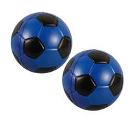 PAMINGONO 2pcs Foam Soccer Ball: Soft Mini Sport Ball for Kids Teens Adults Indoor Practice and Backyard Play Beach Swimming Pool 15cm